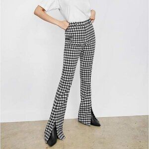 Anine Bing Houndstooth Flare Pants